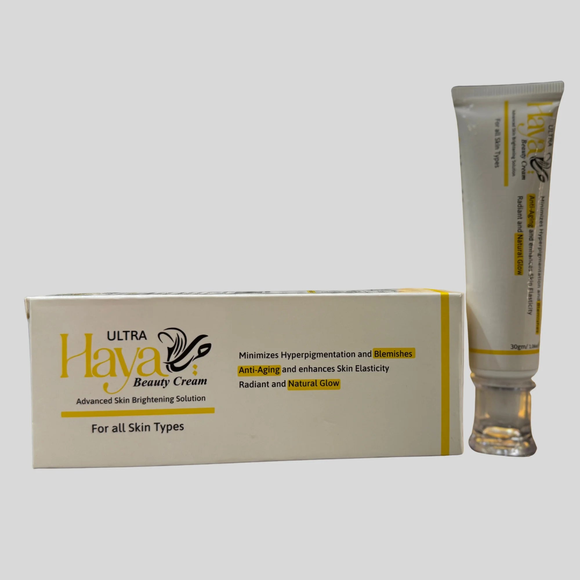 Haya Ultra Beauty Cream | Advanced Skin Brightening Solution for All Skin Types 30gm