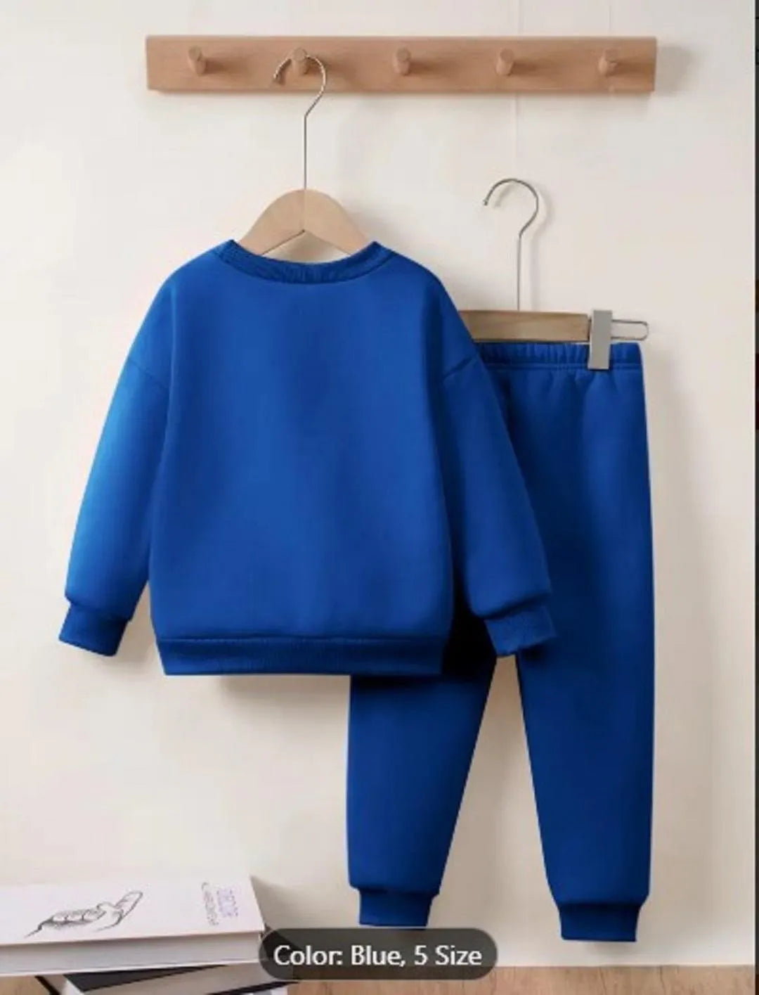 2 Pcs Girl's Polyester Tracksuit