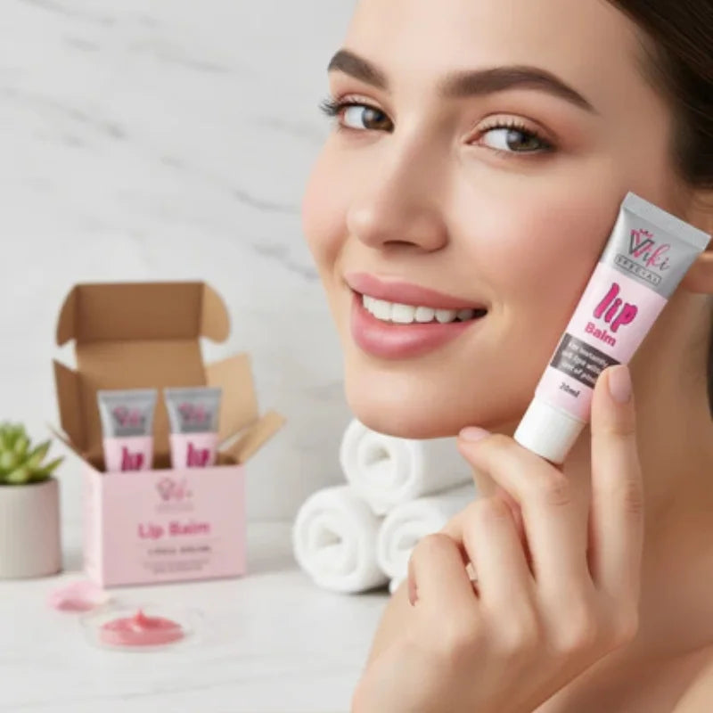 Wiki Special Pink Color Lip Balm 20ml Moisturizing Natural Tint Smooth Hydrating Formula for Soft Lips