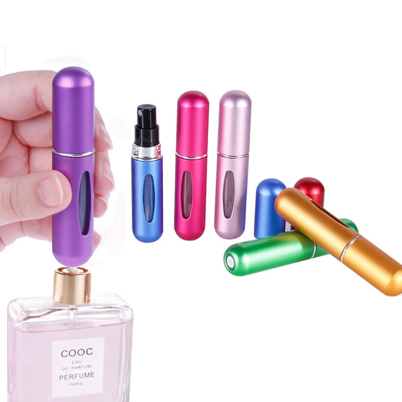 Portable Refillable Mini Perfume Atomizer | Travel-Size Spray Bottle | Random Color | 5ml