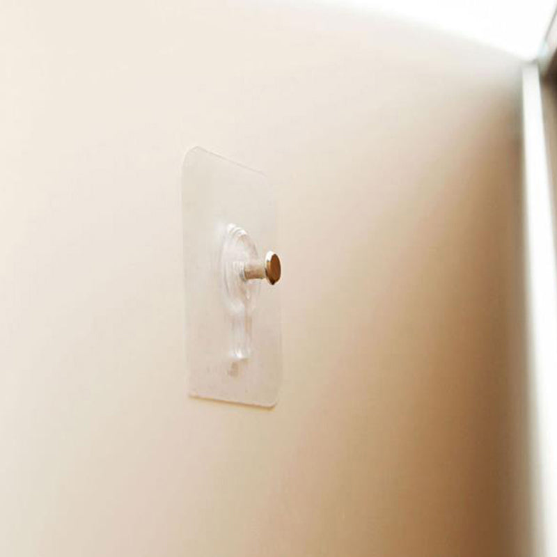 4 PCs Punch Free Screws Hanger Non-Marking Screw Stickers Wall Picture