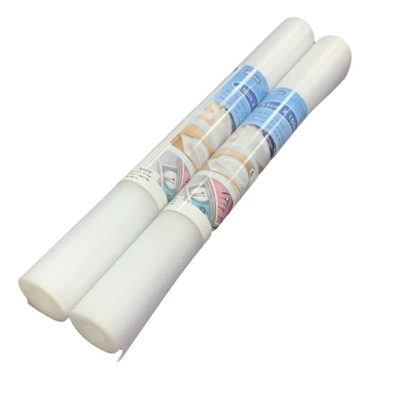 Anti-Slip Fridge & Shelf Mat | Waterproof Washable Liner for Kitchen Drawers Cabinets | White